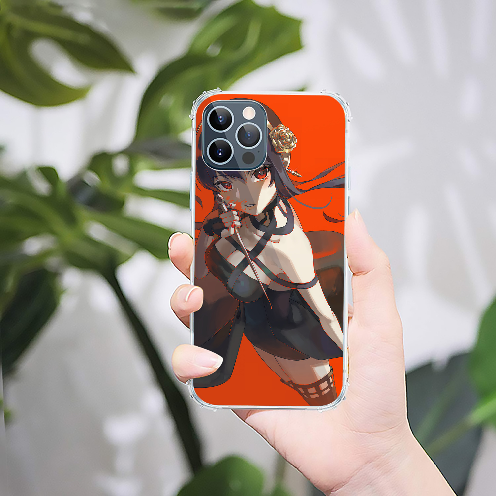 （画像用） SPY×FAMILY间谍家家酒 【iPhone 12シリーズ対応】透明スマホケース（クリアソフトケース）
